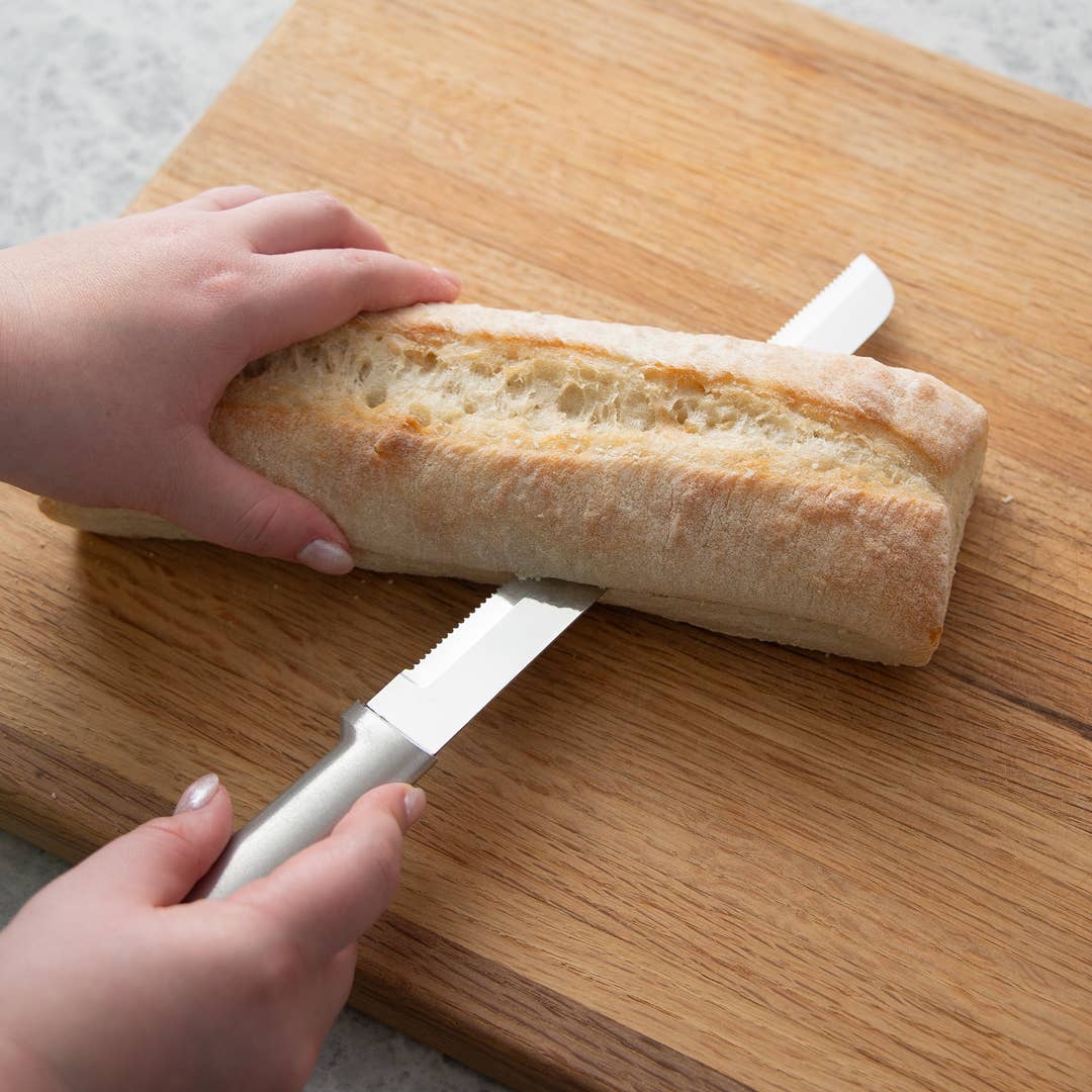 Silver 8" Bread Knife