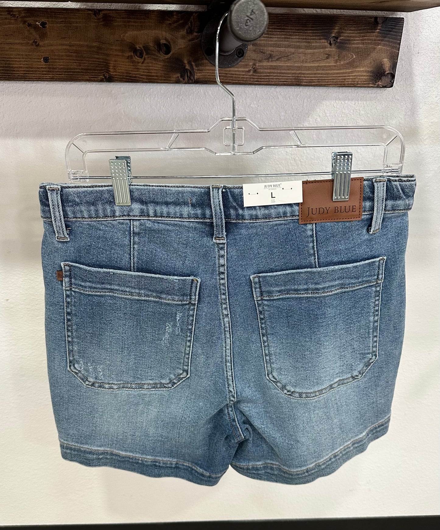 Judy Blue Weekend High Waste Vintage Wash Jogger Shorts
