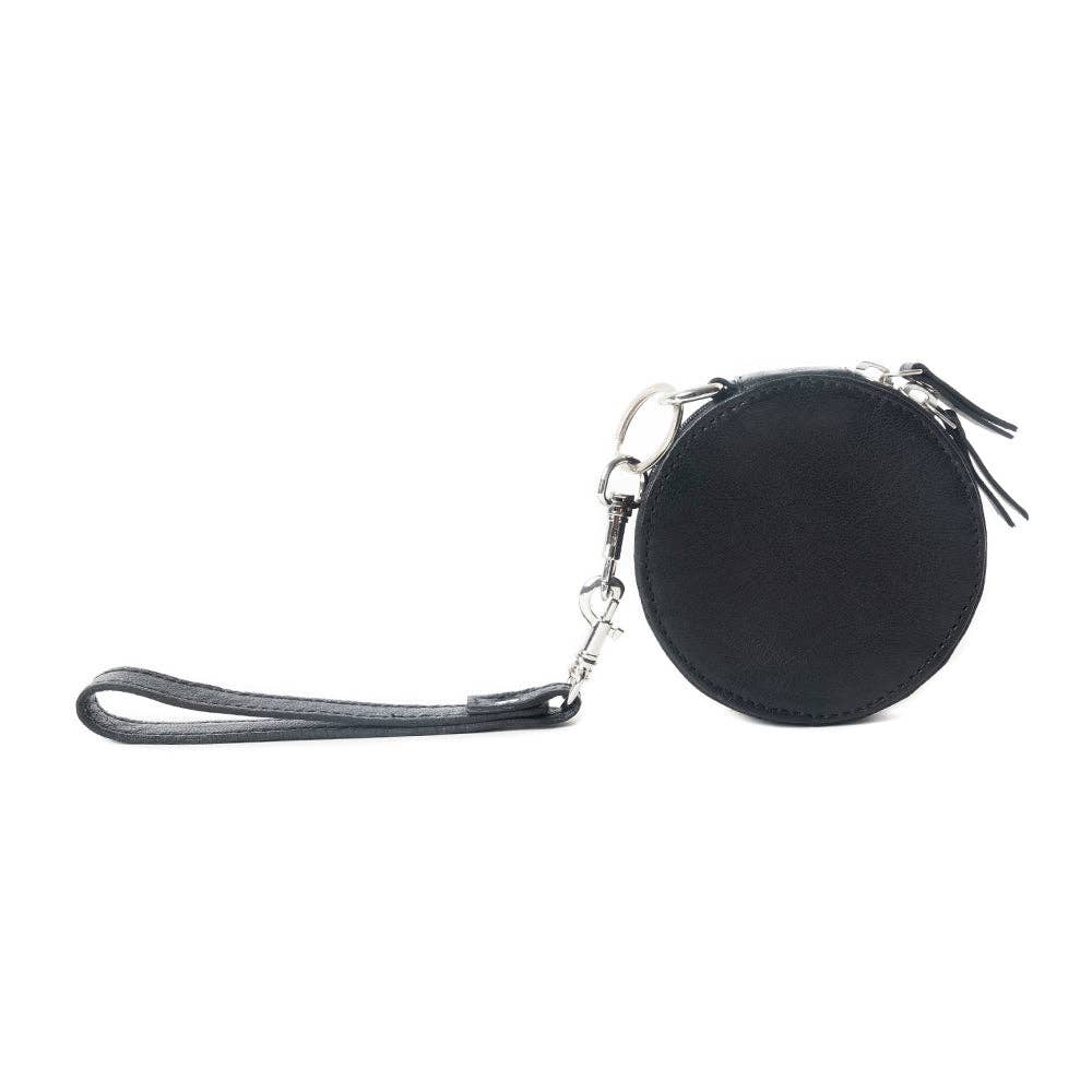 Rustler's Relic Handtooled Leather Coin Pouch in Amber Tan: Amber Tan
