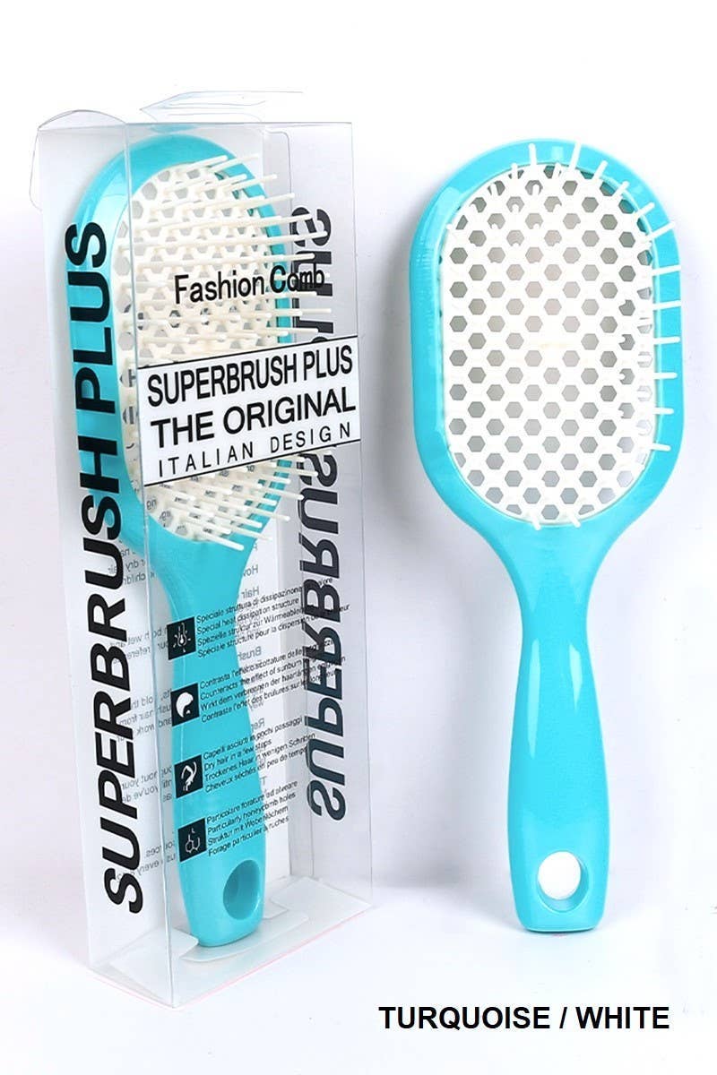 Tik Tok Superbrush Plus Detangling Hair Comb: BLACK/BLACK / 1 (ONE SIZE)