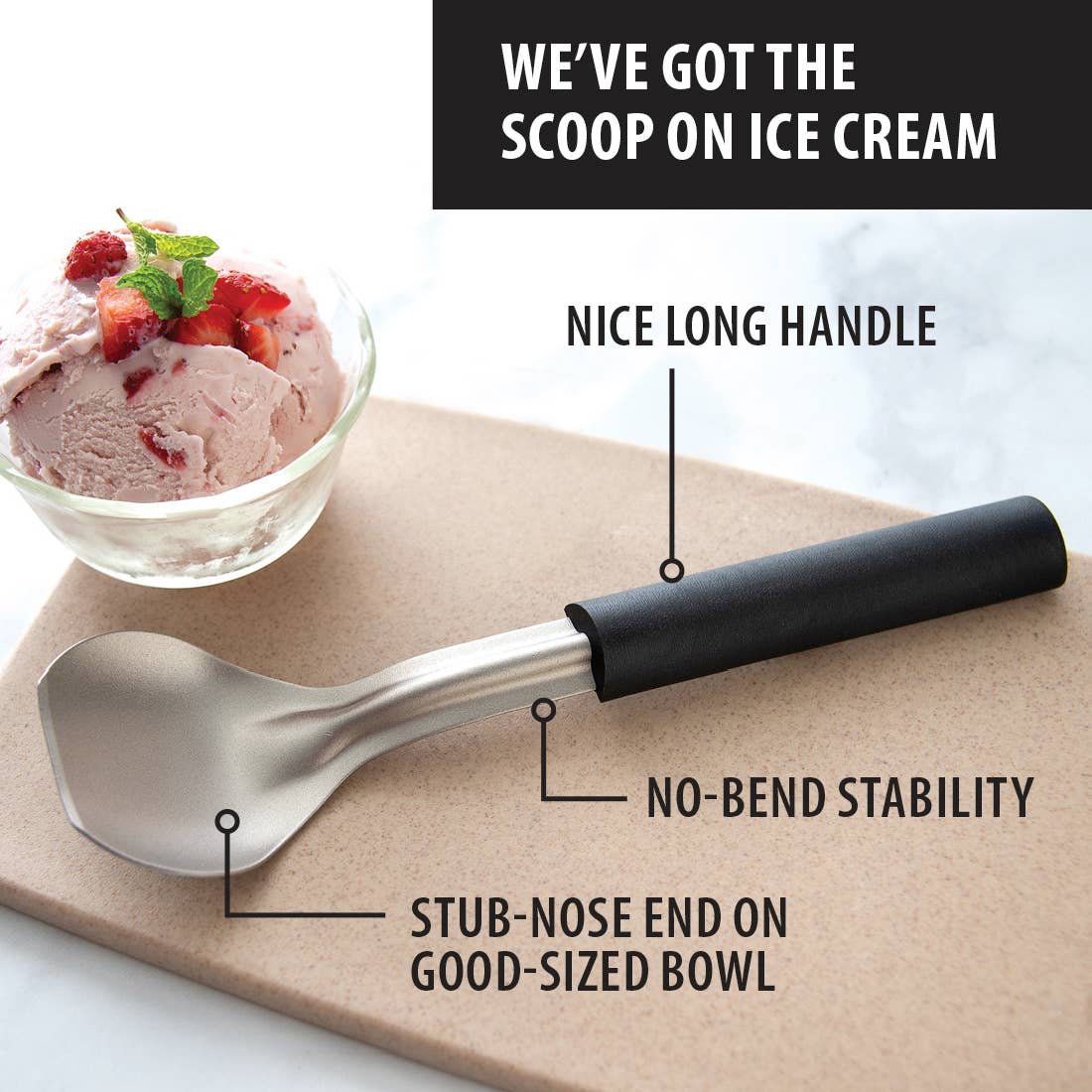 Black Ice Cream Scoop