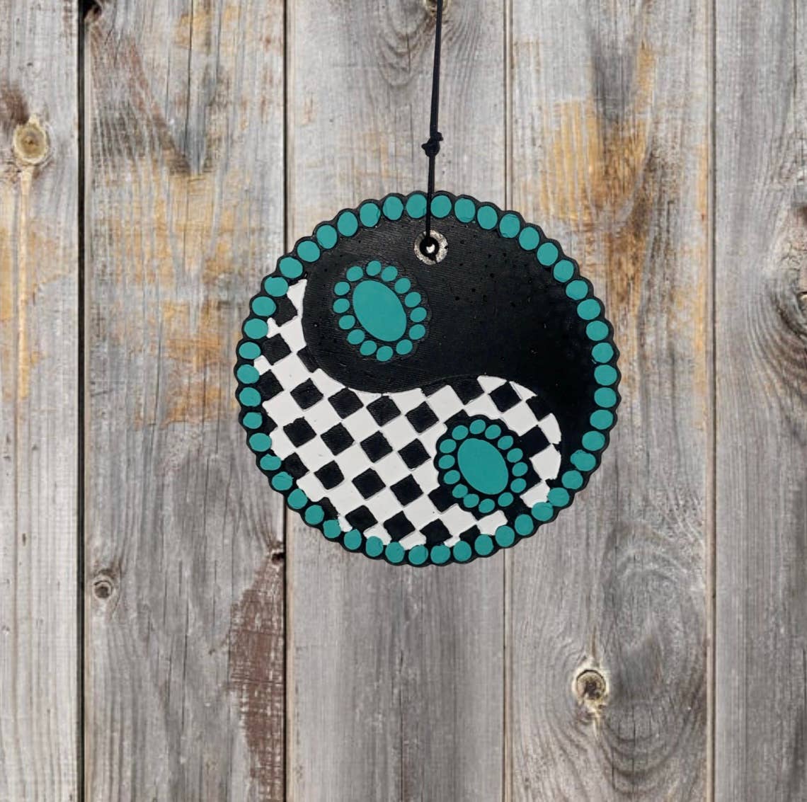 Checkered Western Yin Yang Freshie