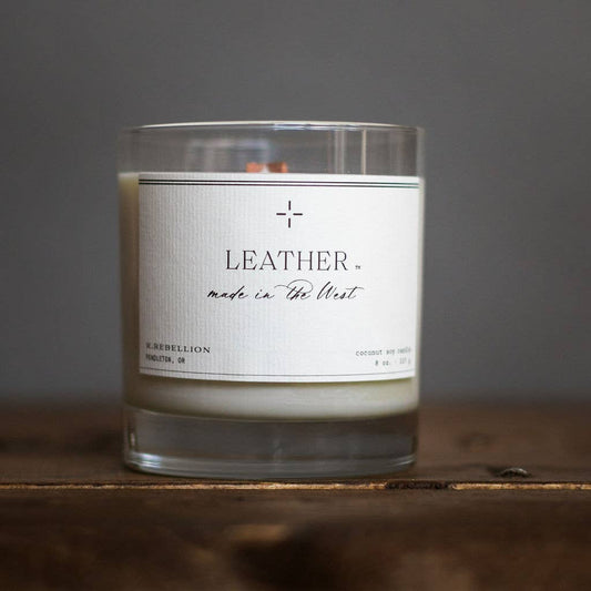 Leather Candle 8 oz.