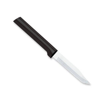 Black Serrated Regular Paring Knife