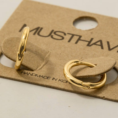 Minimalist Mini Huggie Earrings: G