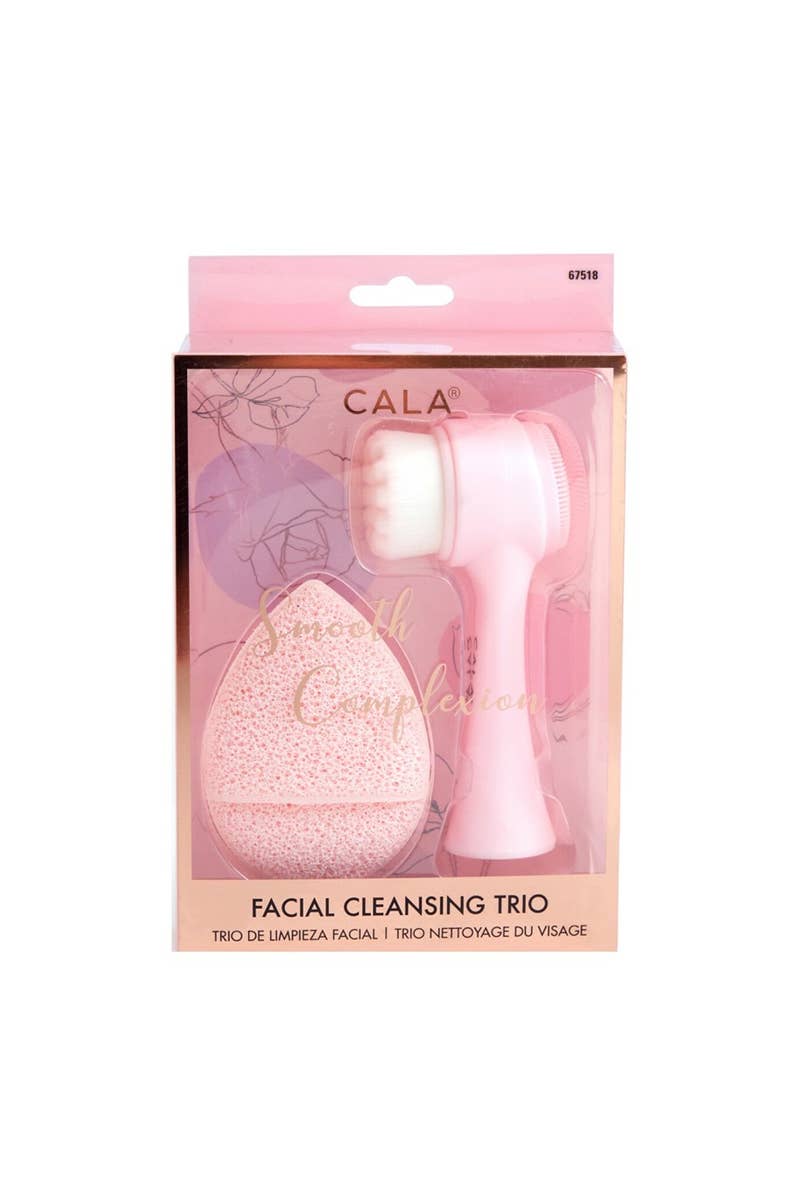 CALA 67518 Pink Smooth Facial Cleansing Trio