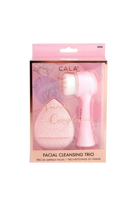 CALA 67518 Pink Smooth Facial Cleansing Trio