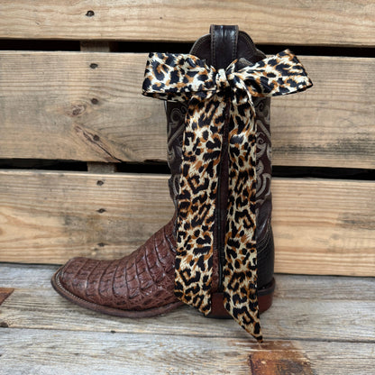 Tan Western Skinny Mini Wild Rag Scarf / Cowgirl Necktie #TW336