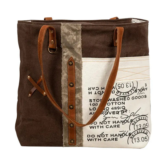 Graded Cotton Farmland Tote Bag