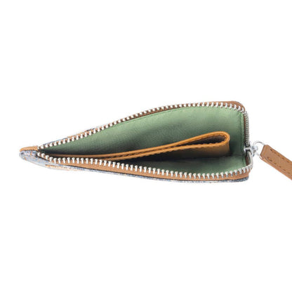 Shadow Celeste Leather Wallet in Frosted Snake Print: Frosted Snake Print