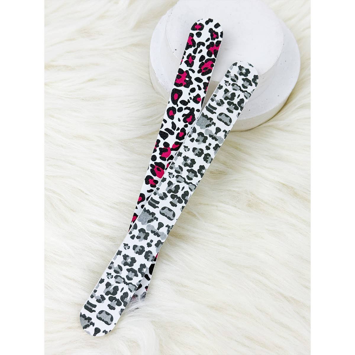 Leopard Multi Nail File Set: MIX COLOR
