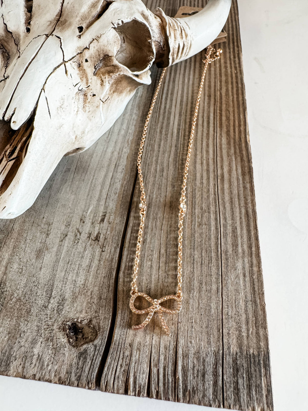 Western Dainty Silver gold Necklace - cowboy boots hat bow: CACTUS - SILVER
