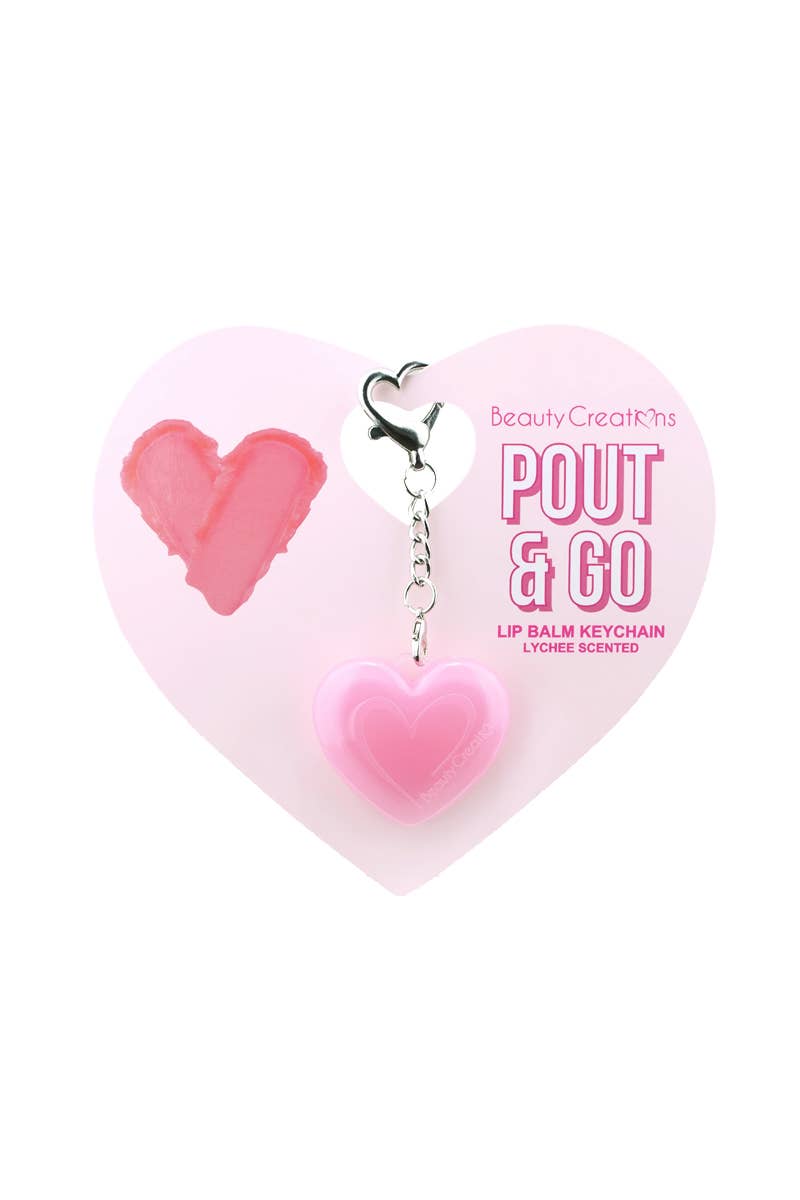 Beauty Creations PAG-LBL Lychee Pout & Go Lip Balm Keychain