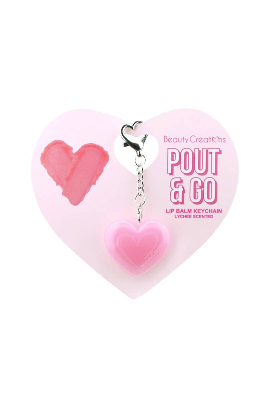 Beauty Creations PAG-LBL Lychee Pout & Go Lip Balm Keychain