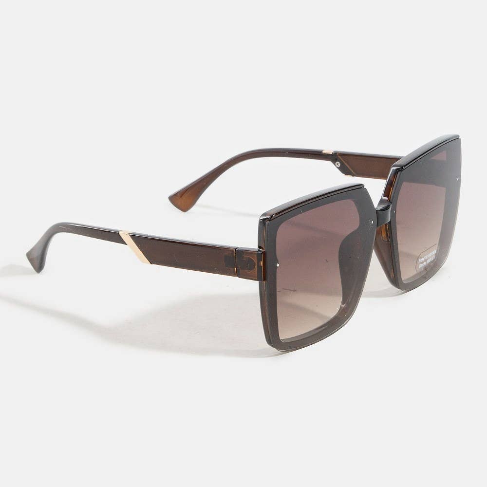 Oversized Large Lens Sunglasses Set: ASSORTED