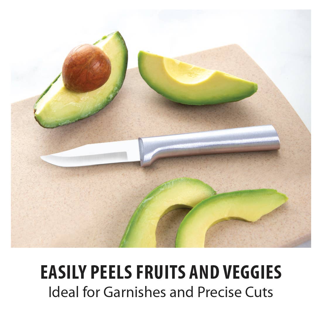 Silver Peeling Paring Knife