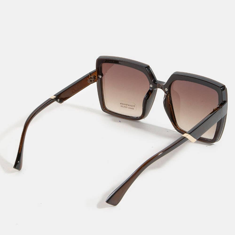 Oversized Large Lens Sunglasses Set: ASSORTED