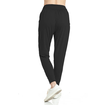 Solid Relaxed Fit Joggers: Black