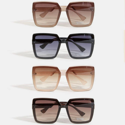 Oversized Large Lens Sunglasses Set: ASSORTED