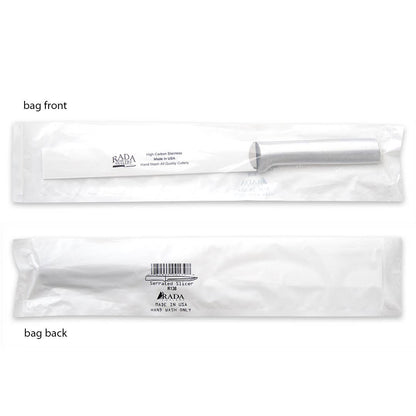 Silver Serrated Slicer