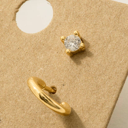 Mini Four Piece Post Stud Earrings: S