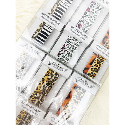 Leopard Multi Nail File Set: MIX COLOR
