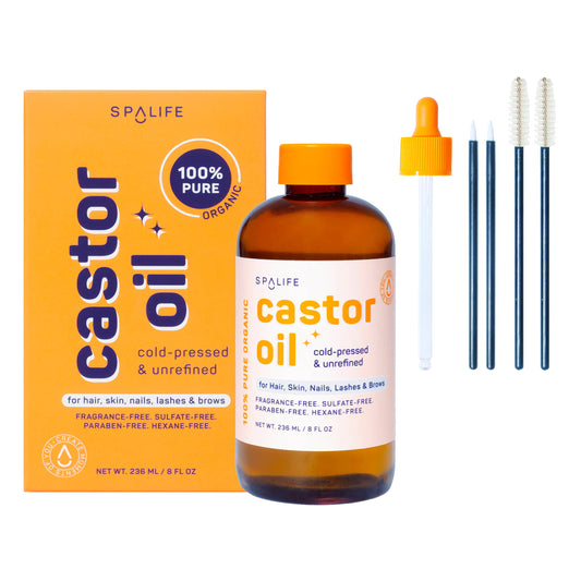 Castor Oil 100% Pure | For Hair, Skin, Nails, Lashes & Brows