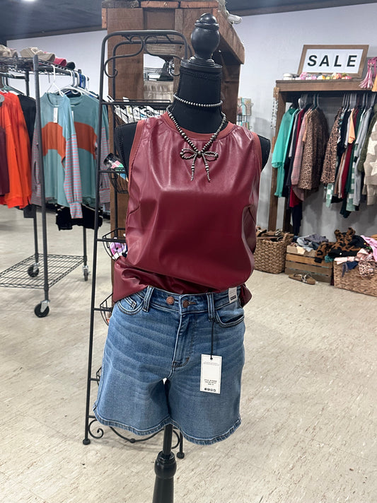 Judy Blue High Waste Dad Shorts