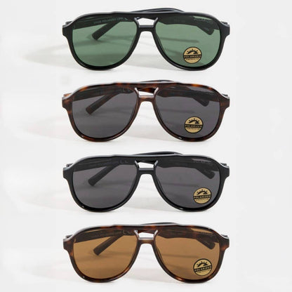 Oversized Polarized Aviator Sunglasses Set: ASSORTED