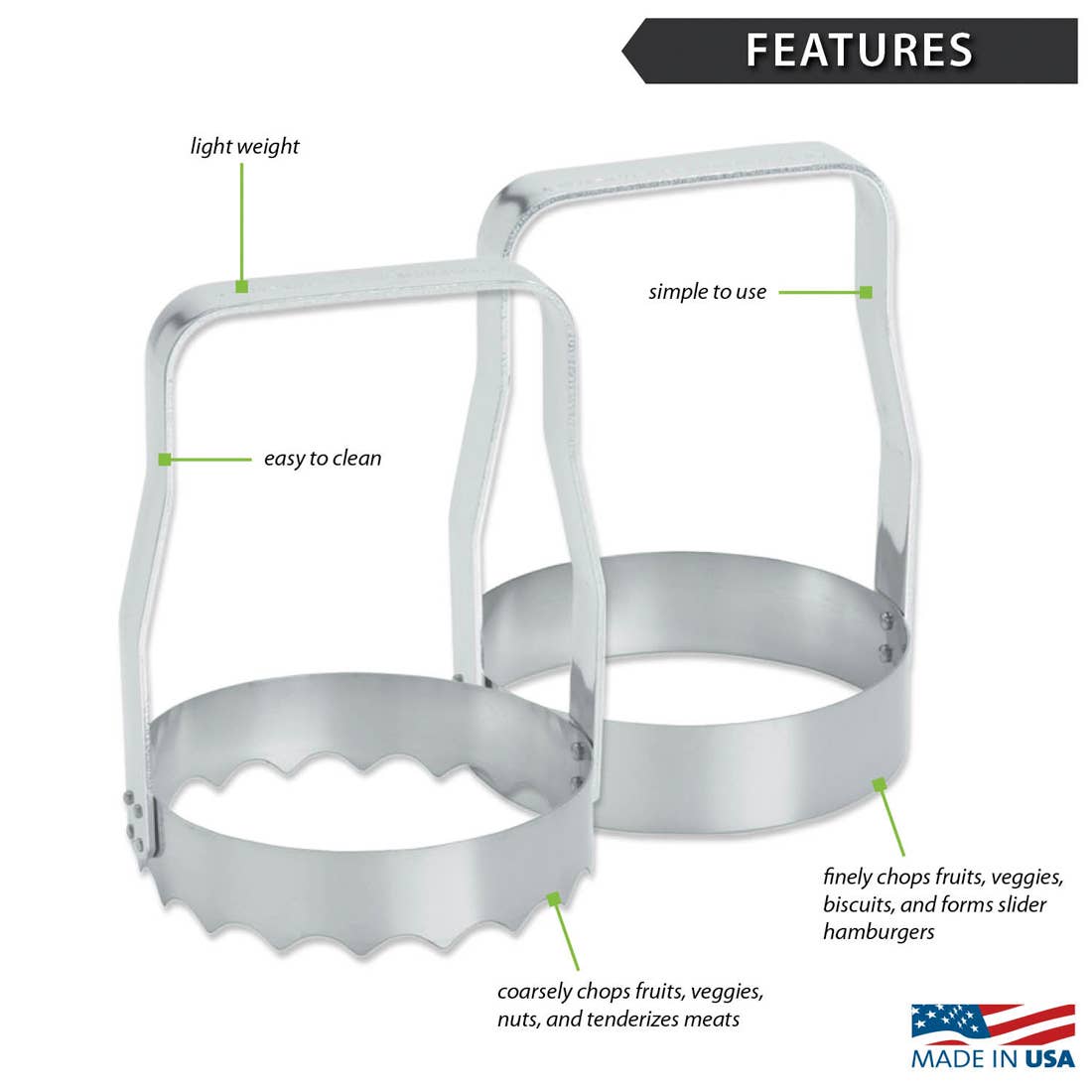 Food Chopper: Plain Edge