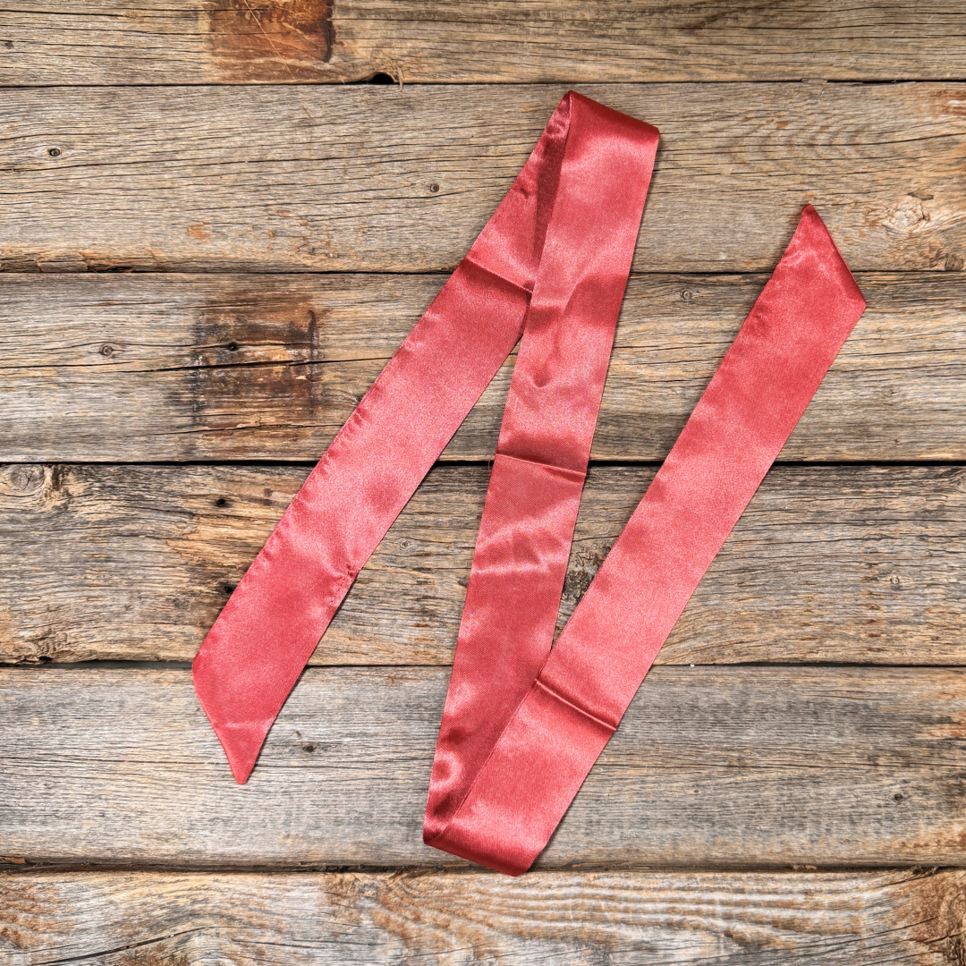 Dusty Copper Western Skinny Mini Wild Rag Scarf / Cowgirl Necktie #TW312