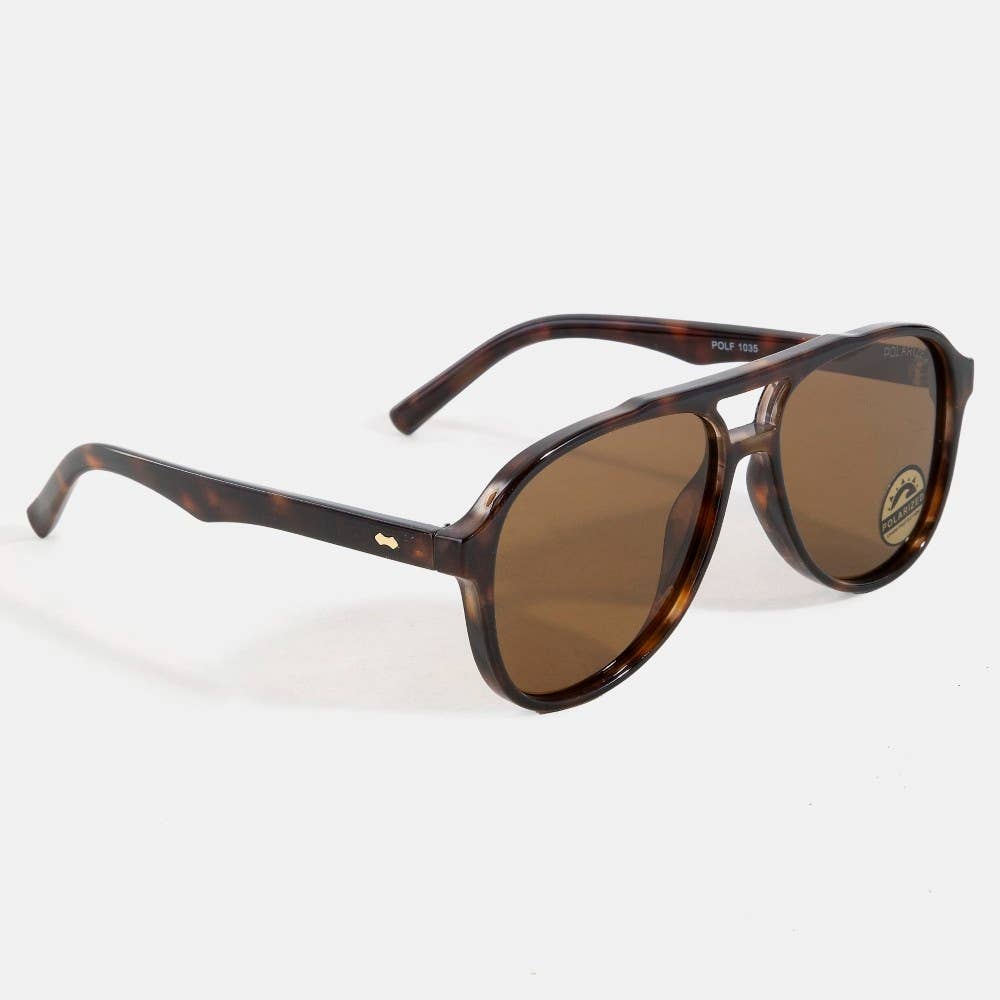 Oversized Polarized Aviator Sunglasses Set: ASSORTED