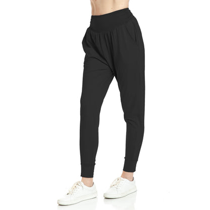 Solid Relaxed Fit Joggers: Black