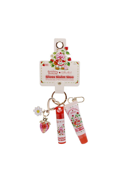 Celavi SS60095 Strawberry Gloss Balm Duo w/ Charms