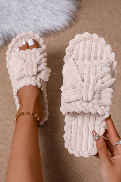 LDC Hollow Out Indoor Normal Slippers: White