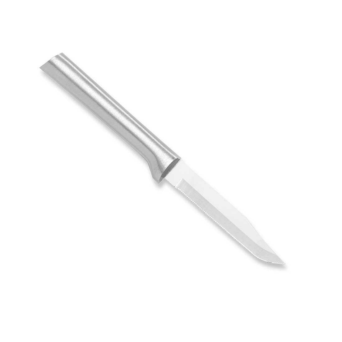 Silver Serrated Regular Paring Knife