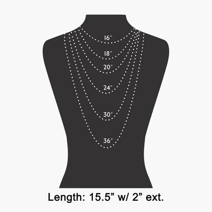 Teardrop Cz Pendant Chain Necklace: G