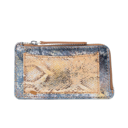 Shadow Celeste Leather Wallet in Frosted Snake Print: Frosted Snake Print