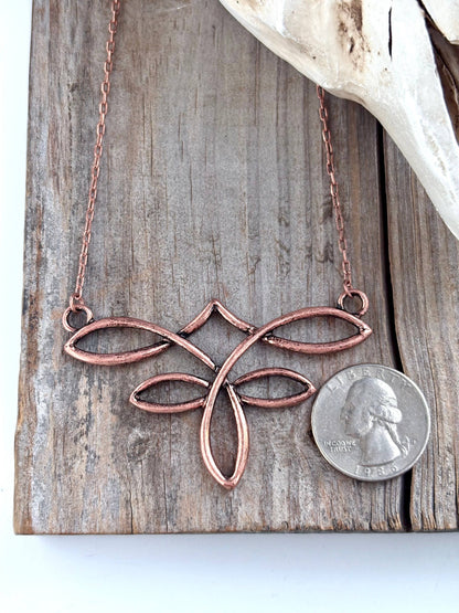 Western Style Boot Stitch Pendant Chain Necklace: SILVER