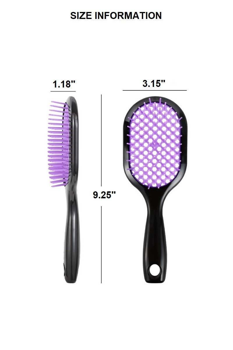 Tik Tok Superbrush Plus Detangling Hair Comb: BLACK/BLACK / 1 (ONE SIZE)