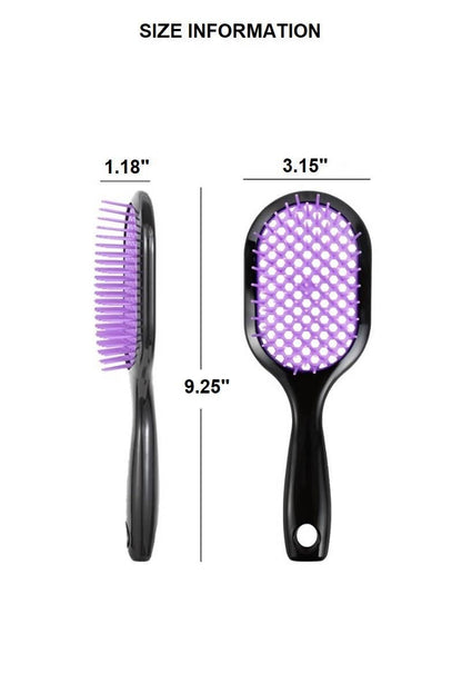 Tik Tok Superbrush Plus Detangling Hair Comb: BLACK/BLACK / 1 (ONE SIZE)